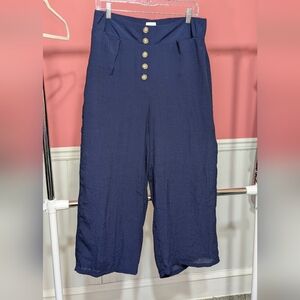 New Directions Wide Leg Palazzo Pants- NWOT